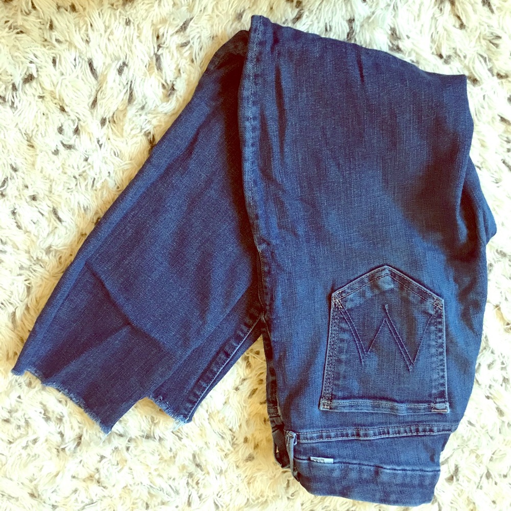 Mother Looker Ankle Fray